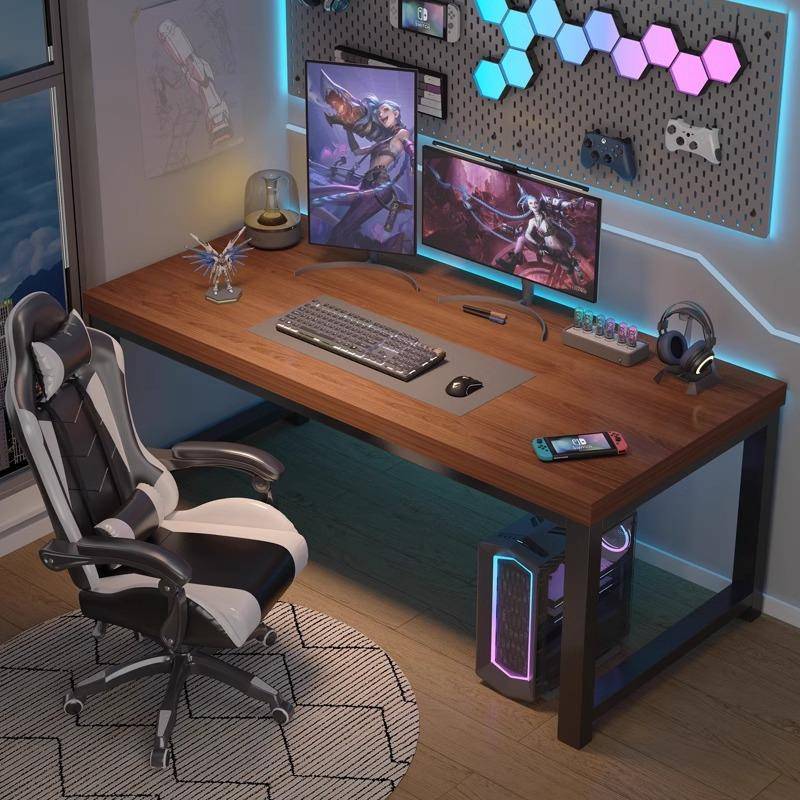 电脑桌台式家用电竞桌简约现代卧室学生书桌简易桌子工作台办公桌