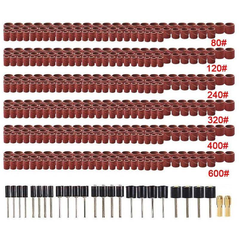 458PC砂纸圈套装 电磨吊磨机配件组合打磨抛光切割厂家