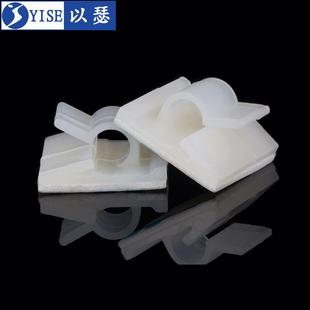 理线夹粘式 配线固定座固定夹束线卡扣桌面墙面贴电线固定座WCT