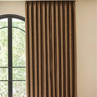 1pc新款 饰穿 黑金蔷薇遮光布家用遮光隔热加厚客厅卧室装