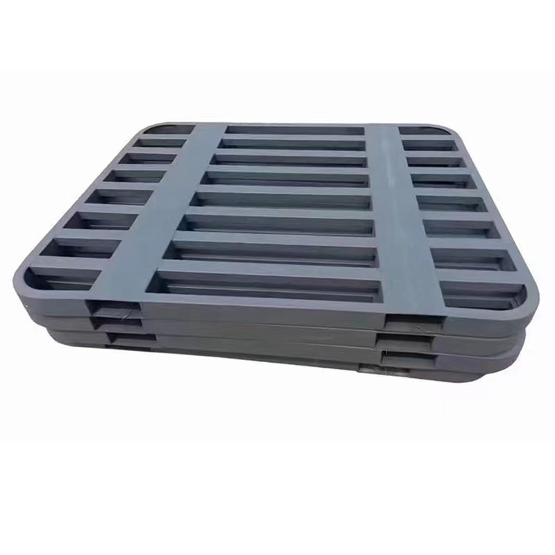 钢制圆角叉d车托盘仓储重型货架物流运输卡栈板防潮垫板工业铁托