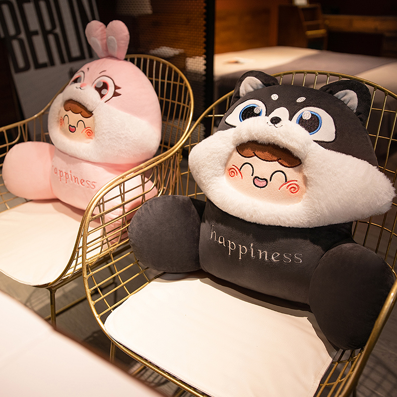 办公室座椅靠枕久坐靠垫腰靠腰垫腰枕靠J背垫椅子护腰沙发孕妇抱