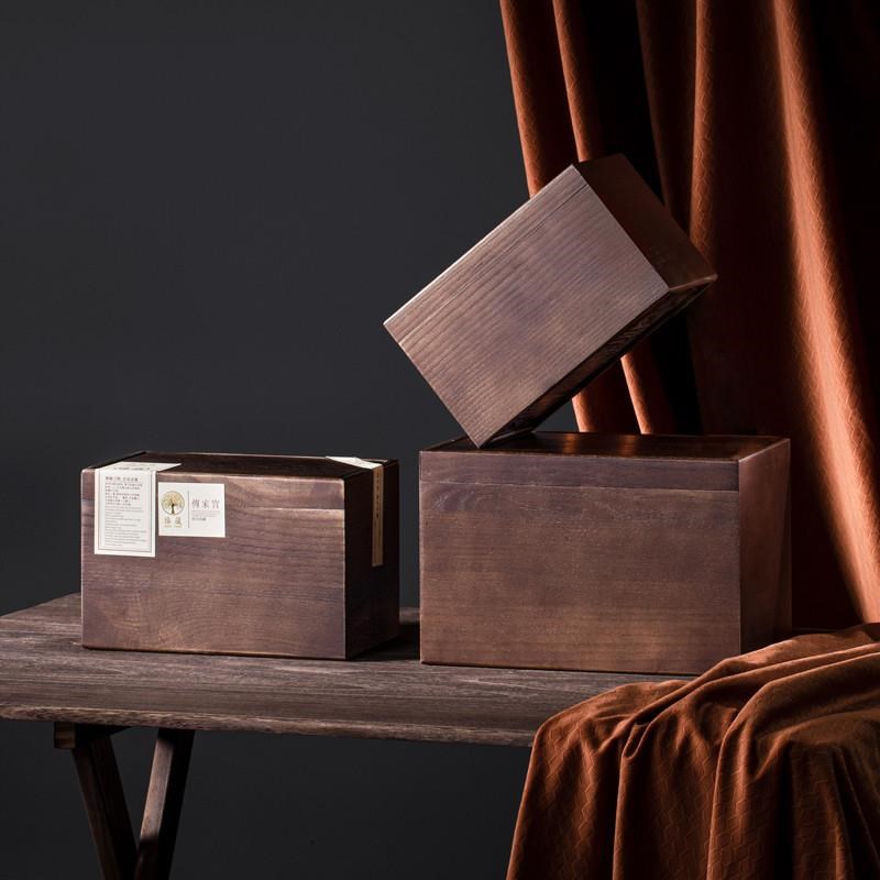 通宇白茶通用茶叶榆木箱木盒普洱白毫银针白牡P丹寿眉散茶礼盒包