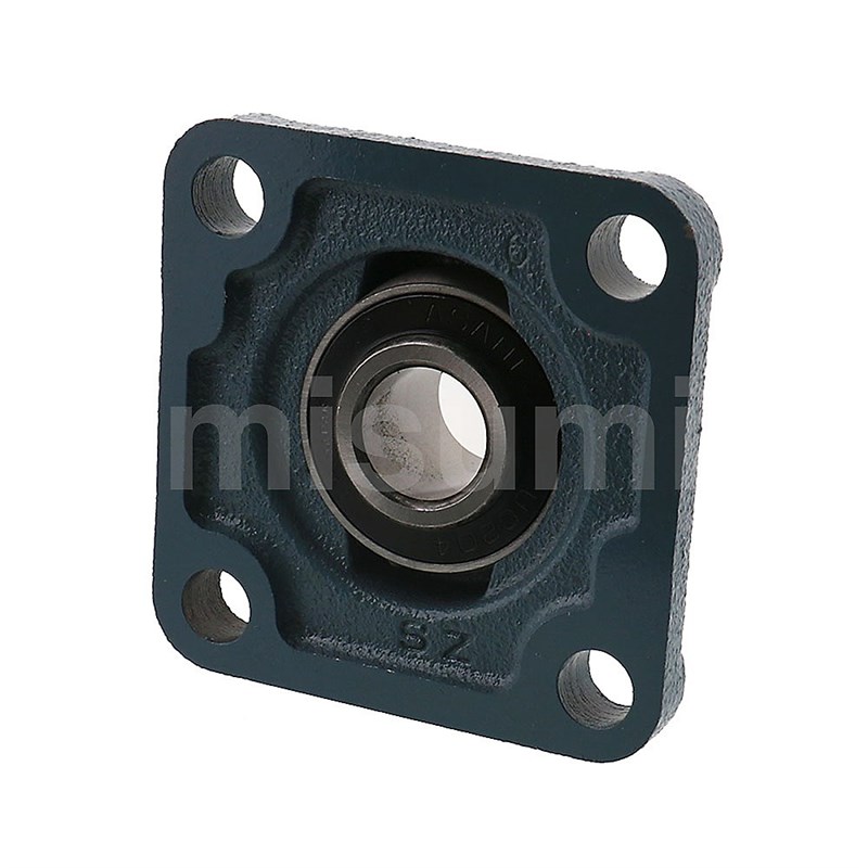 滚珠轴承组件 铸铁法兰型 HDF12/15/17/20/M25/30/35/40/50