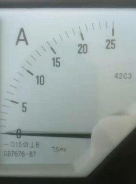 A75253 3 42直流电流表 A-MA-0AA42A A7550 指针C15010 30CV