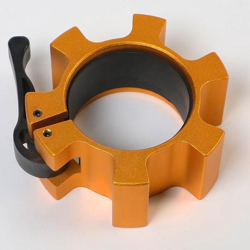 杠铃杆固定卡扣快速夹奥杆哑铃铝快拆金属制卡簧锁扣X健身房器材