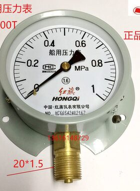 010Y压力表边压力表带法兰船用0-10.6-YT径向1TC压力表MPA后红旗0
