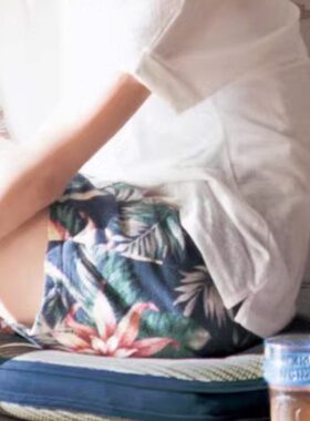 家用凳拜加厚日式禅修垫佛榻榻米蒲团坐垫子打坐垫圆形飘窗垫草编