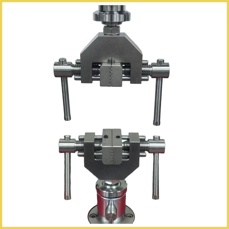 拉伸夹具布料皮革双边撕裂夹具纺织品夹头剥离夹具拉力试验机夹具