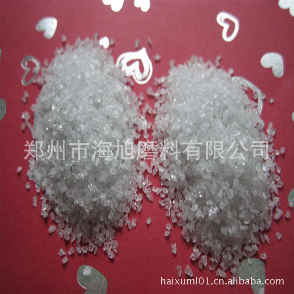 喷砂机专用白刚玉砂36目玻璃亚克力喷砂白刚玉磨料便宜的白刚玉砂