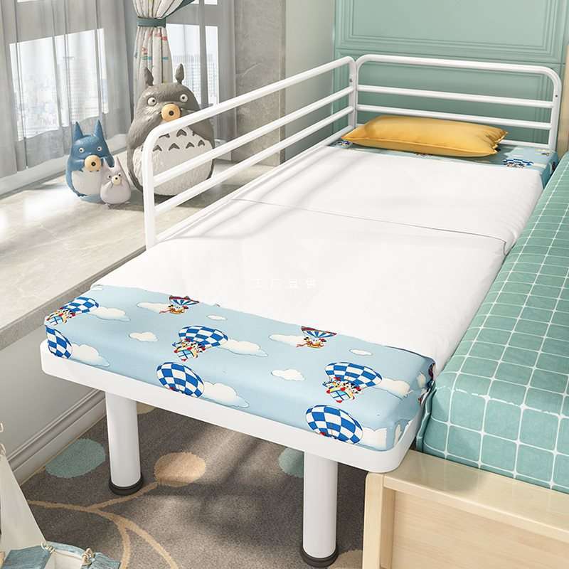 儿童床拼接床铁艺带护栏婴儿小床女孩公主床男孩单人床加宽床边床