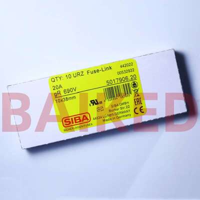 SIBA熔断器 AC690V 200kA 20A gR AC700V 50 179 06 10*38 保险丝