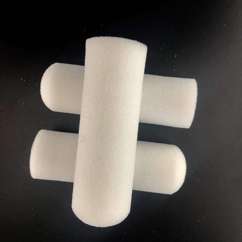 海绵滚筒刷4寸水性单圆滚芯聚酯滚涂刷 乳胶漆刷油漆涂刷工具