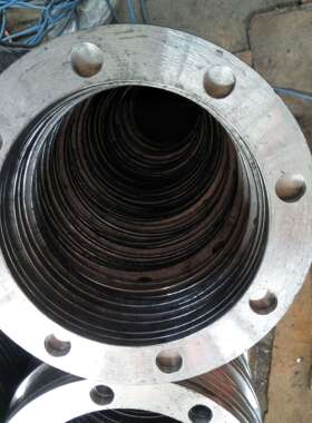 生产铝制法兰盘材质6063国标法兰DN100 PN16 平焊法兰盘图纸法兰