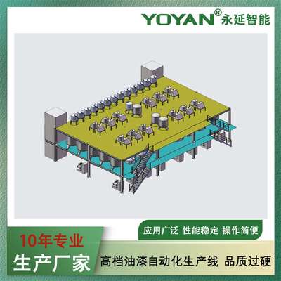 液体油墨(凹版,柔版,喷墨)高档油漆自动化生产线成套设备