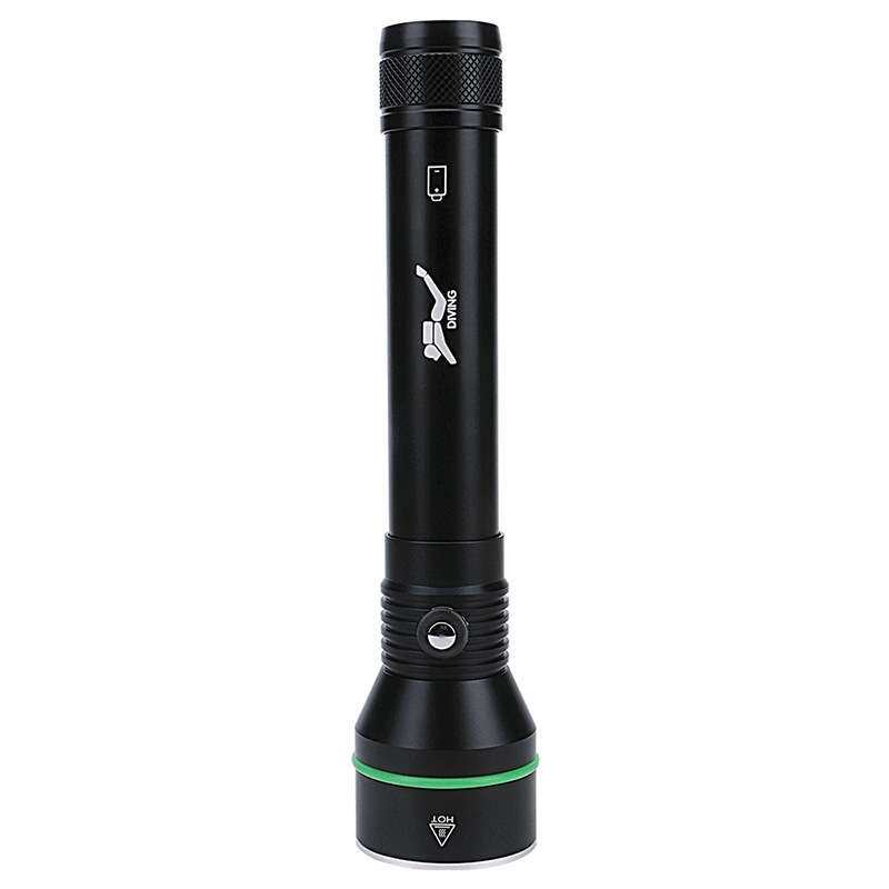 新款赶海打捞XHP70潜水灯水下照明s3电筒防水60米p70潜水手电筒s5