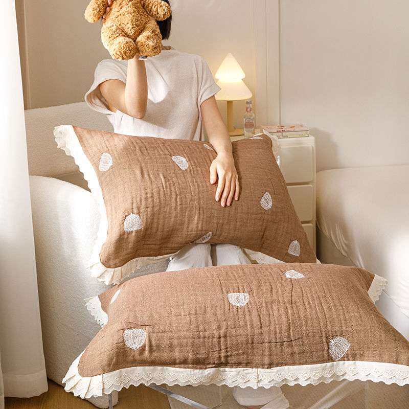 韩式花边枕巾全棉四层纱布纯棉双层防滑单品防头油枕头垫巾一对装,鲜花速递/花卉仿真/绿植园艺,割草机/草坪机,淘宝优惠券,粉丝福利购,淘宝优惠卷