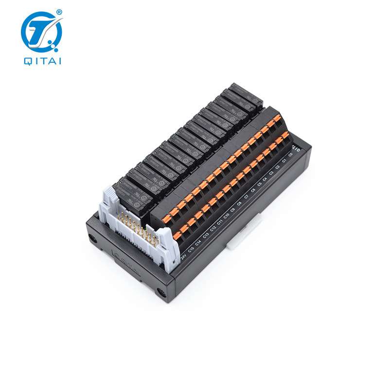 QMY416SL中转继电器模组可加底座端子台16位继电器1常开分线器