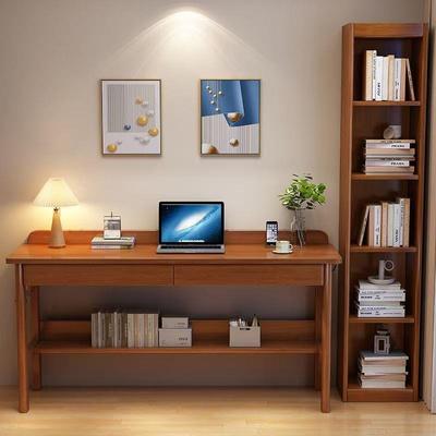 实木书桌宽40/50/60cm儿童专用学习写字桌家用学生卧室台式电脑桌