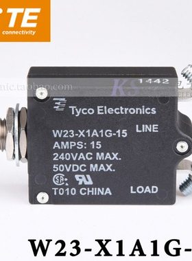 Tyco TE W23-X1A1G-15 15A 6-1393246-6 UL CSA 1-50Amps 断路器