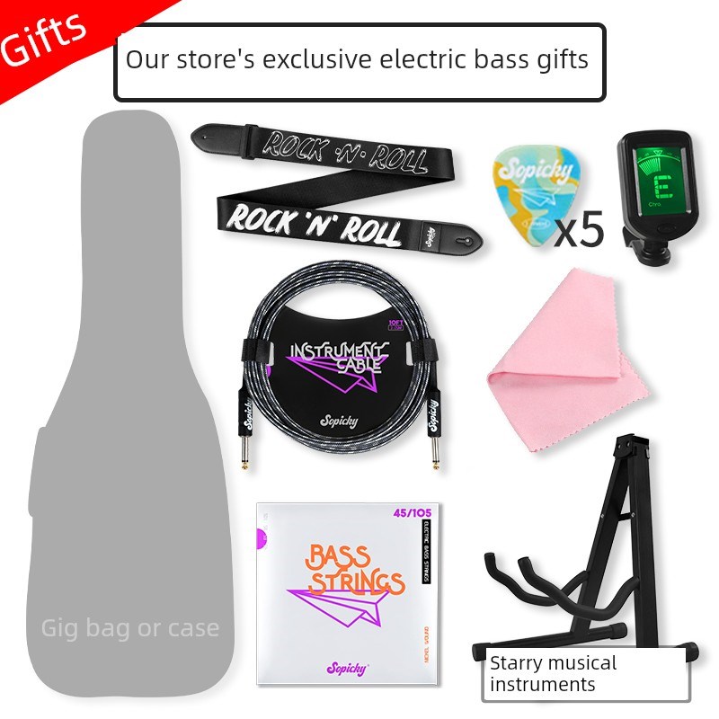 Fender Fender电低音Squier Cv经典Vibe Sq PVj低音爵士5低音