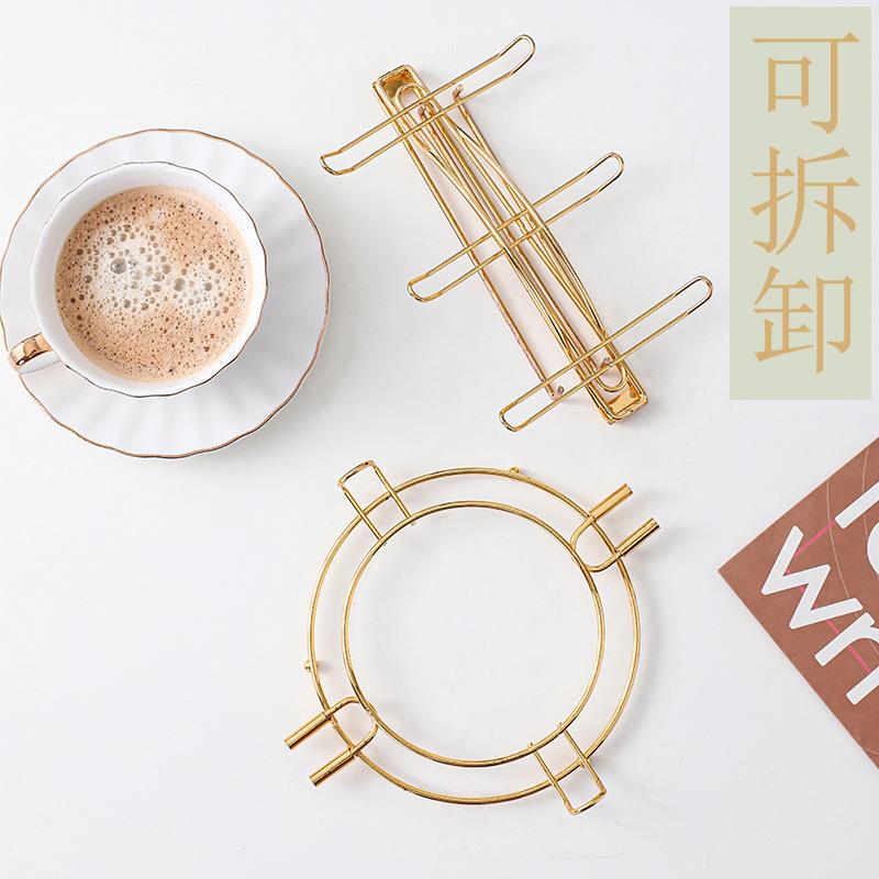 咖啡杯挂架不锈钢金属架厨房置物架I咖啡杯6杯6碟挂杯碟架