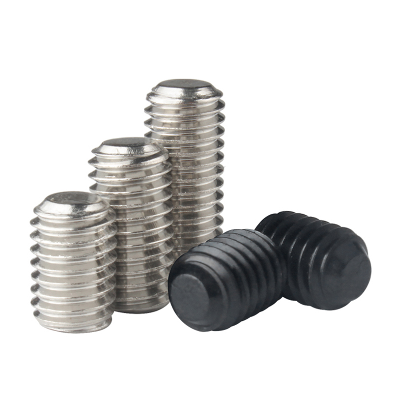 304不锈钢e紧定螺丝 平端机米无头内六角螺钉基米止付顶丝M4M5M6M