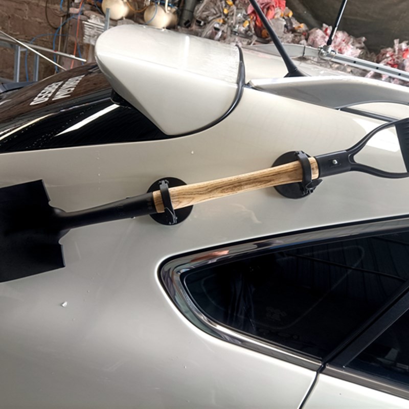 户外越野工兵铲不r锈钢强磁吸固定支架卡箍卡扣