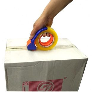 快递打包机胶纸塑料胶带封箱封口 62mm宽胶带座透明胶布切割器