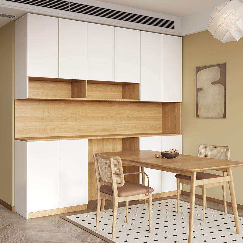 实木餐边柜一体靠墙餐厅储物柜现代简约客厅酒柜饭厅高柜子,电子元器件市场,其它元器件,淘宝优惠券,粉丝福利购,淘宝优惠卷
