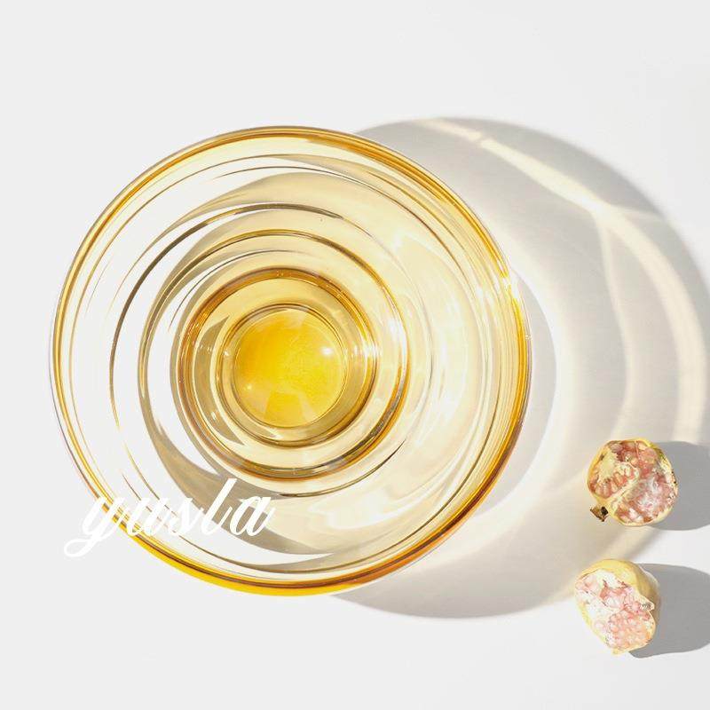 水果盘客厅茶几餐厅别墅酒店托盘收纳盘果篓软装饰品轻奢玻璃果盘