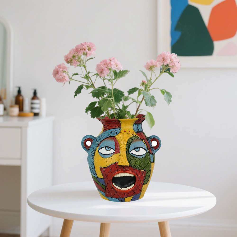 现货惊吓人脸多肉花盆手工彩绘种花盆栽园艺景观绿植艺术树脂摆件,电子元器件市场,其它元器件,淘宝优惠券,粉丝福利购,淘宝优惠卷