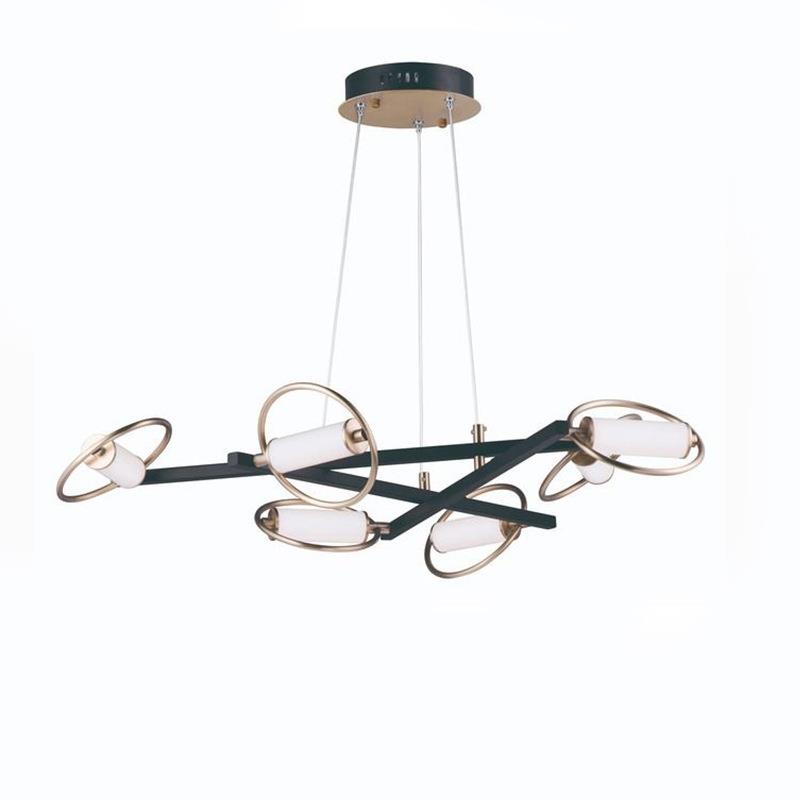 后现代创意简约异形圆环灯2022新款客厅卧室餐厅设计师艺术吊灯