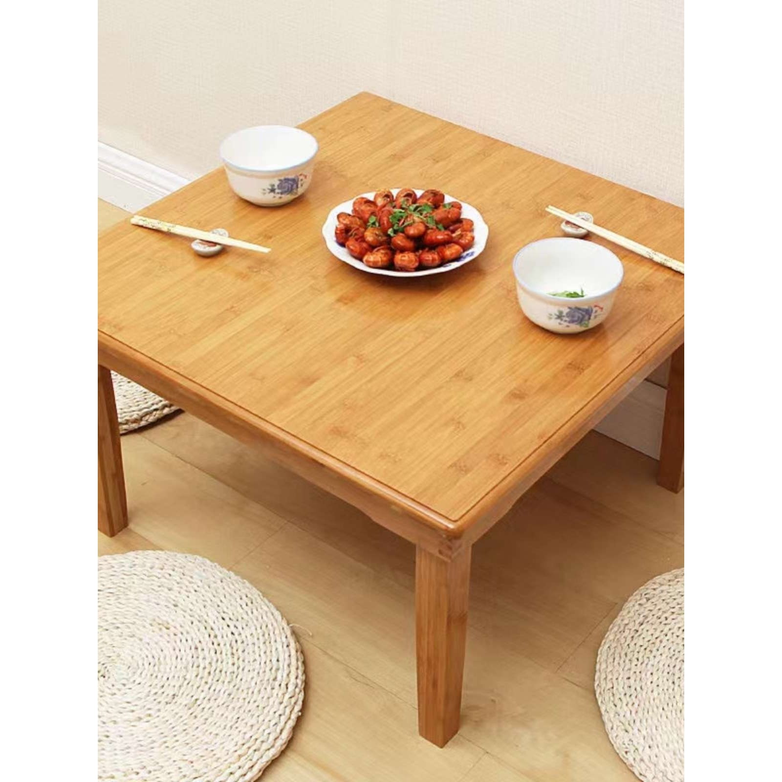 实木小茶几折叠学习飘窗桌正方形榻榻米茶桌农村老式家用吃饭炕桌,电子元器件市场,其它元器件,淘宝优惠券,粉丝福利购,淘宝优惠卷