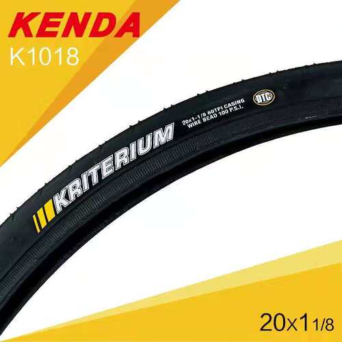 建大自行车轮胎K1018 20*1-1/8自行车外胎单车内胎60TPI小轮径451