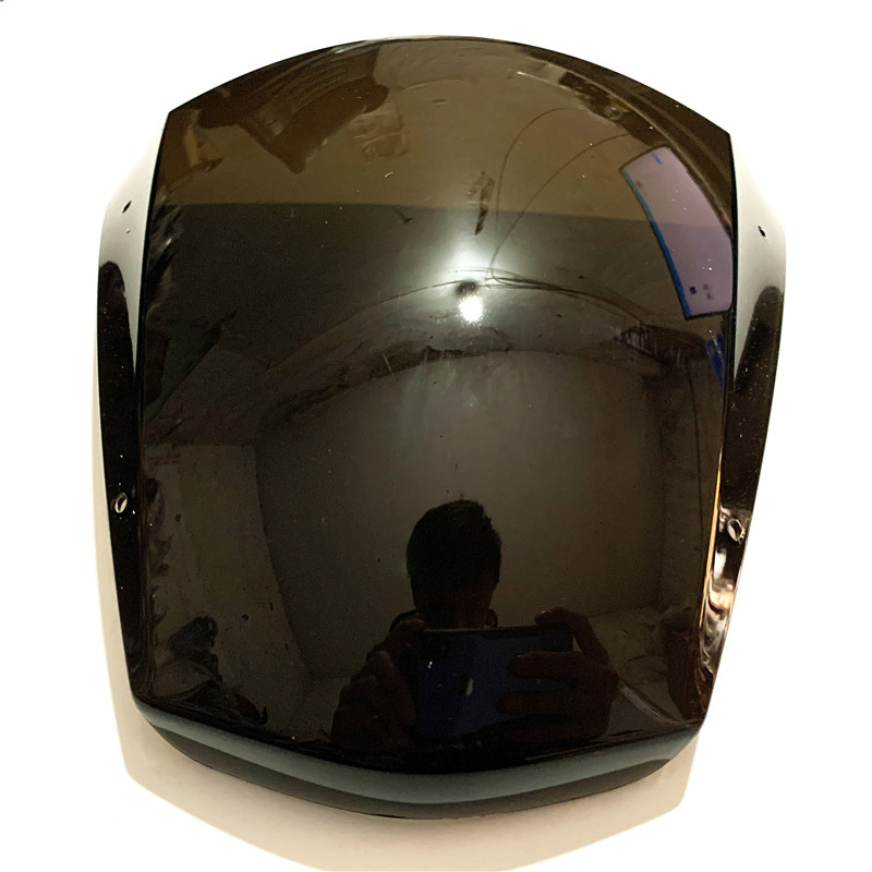 适用韵彩QS100T-A/B丽彩QS125T-2A/J2B挡风玻璃遮阳头罩导流罩玻