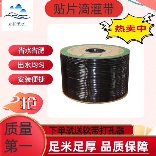 滴管农用滴灌带贴片式滴灌带滴水带W双孔草莓育苗