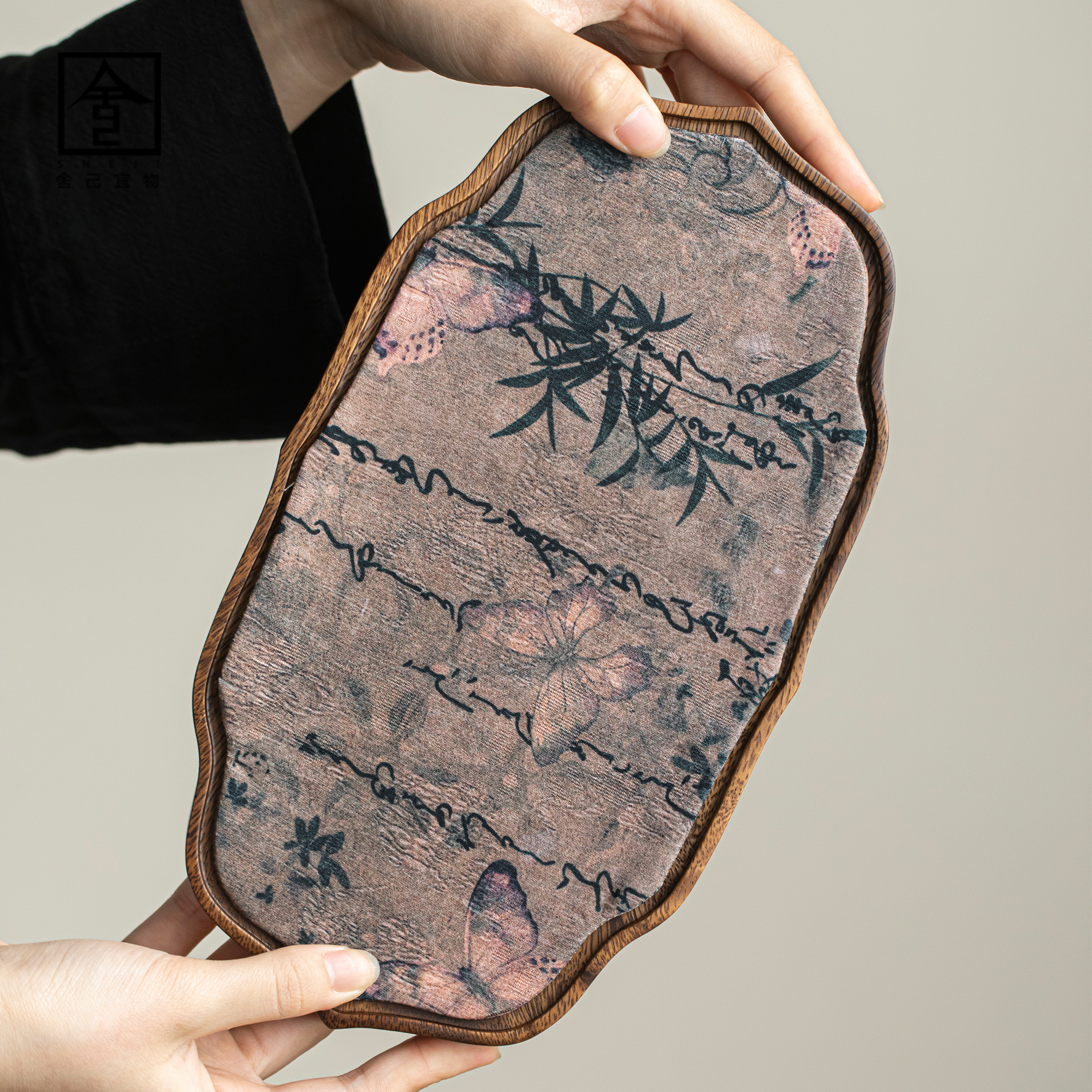 胡桃木茶c盘干泡台高端实木壶承家用客厅新中式女士茶具小型托盘