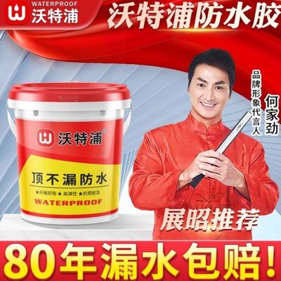 沃特浦防水涂料补漏楼顶屋顶房屋房顶外墙补漏顶不漏防水胶水材料