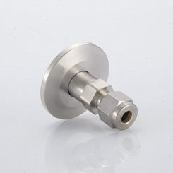 不锈钢双卡套接头转真空KF接头-Schizer