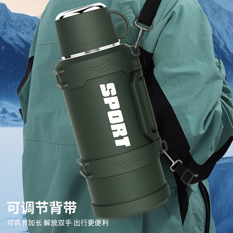 家用热水瓶2升外316不锈钢大号泡茶壶户车载暖瓶保温壶大容量便携