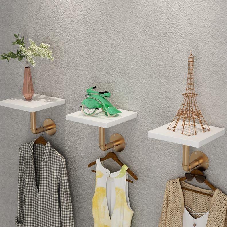 点式简易挂女装店挂钩金色墙上服装店挂衣架挂墙壁挂上正展示架