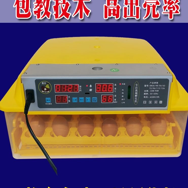 抱翻鸡孵蛋器全自动孵化机的机器自动化蛋小鸡卵高档机化孵电鸭鹅