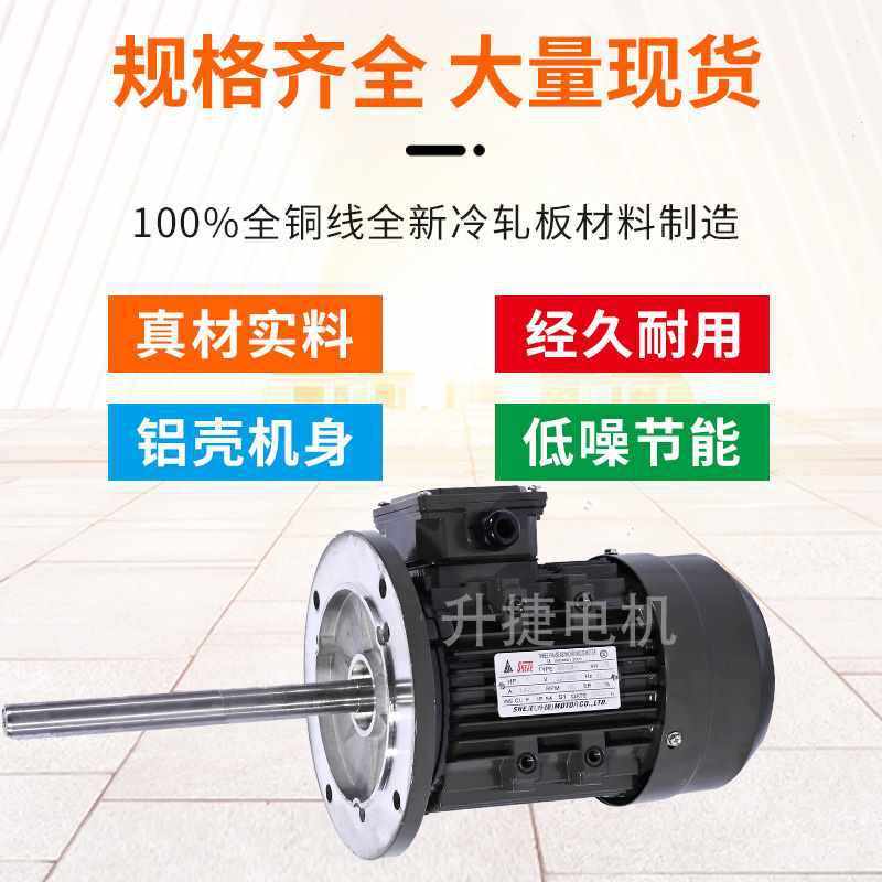 ?电机380V烤炉耐高温纯铜电机冷却长轴风箱马达MS7124/MS802