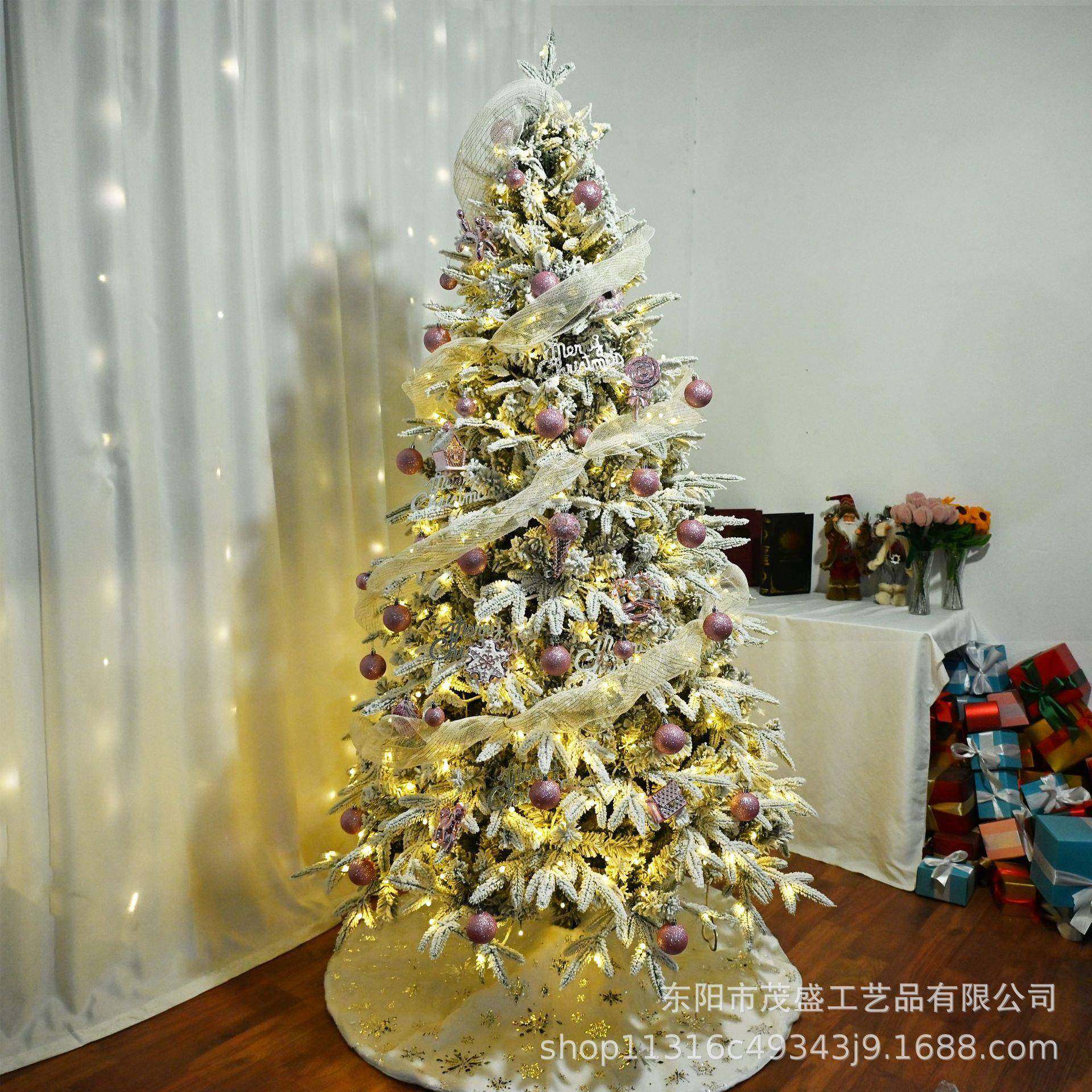 圣诞树家用圣诞装饰 圣诞节装饰品场景布置1.8~2.4M多款式圣诞树