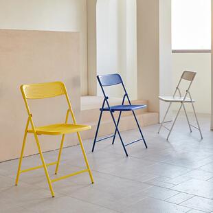 托帕瑞椅子室内户外可折叠收纳椅小户型简约餐桌椅洞洞椅休闲餐椅