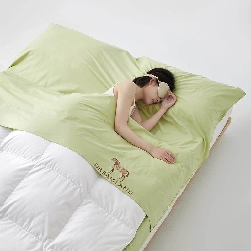 全棉酒店隔脏睡袋成人旅行出差卧铺宾馆单双人纯棉床单被套野营