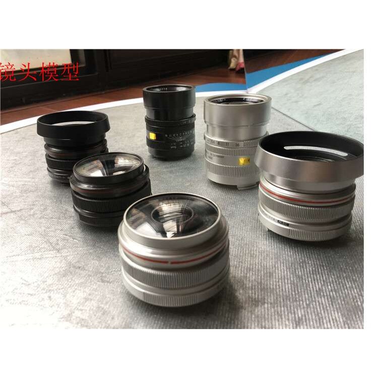相机镜头模型微单展示镜头摆件/样板间办公桌塑料装饰品/不含罩子