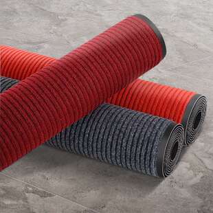 双条纹卷材地毯整铺门垫进门商用酒店门口走廊入户门地垫防滑防水