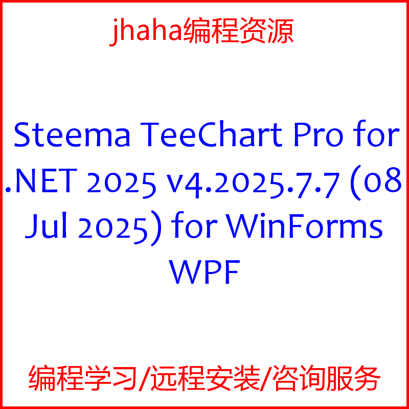 Steema TeeChart Pro for .NET 2025 WinForms WPF